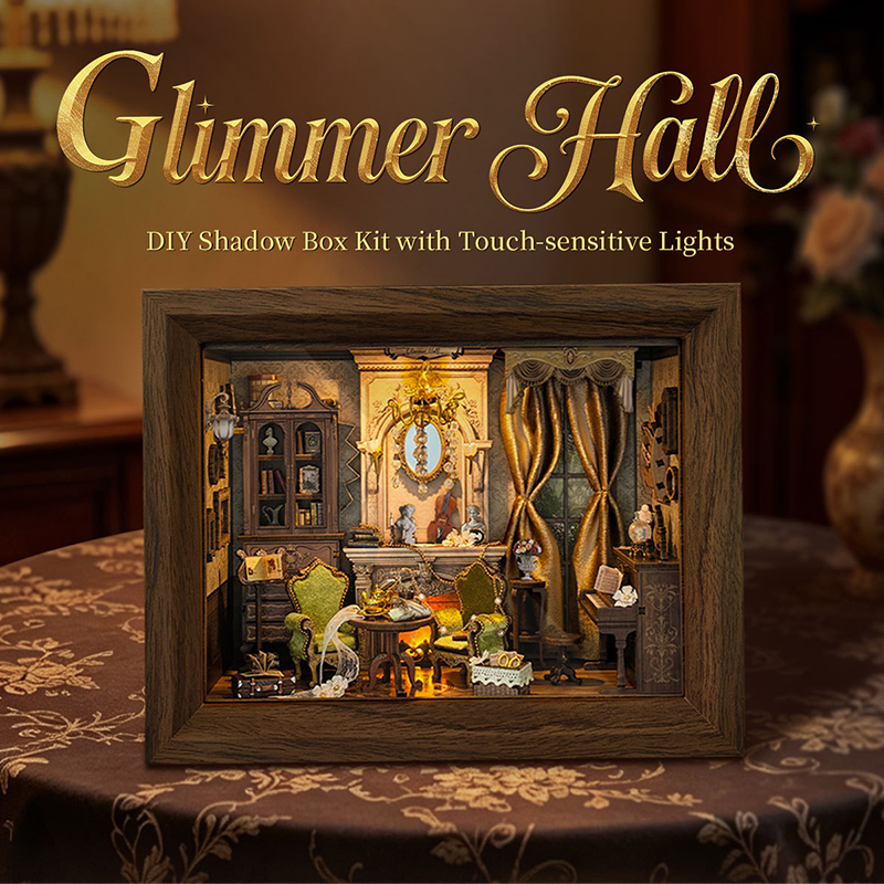 Engraved Wood Frame - DIY Wooden Glimmer Hall Photo Frame