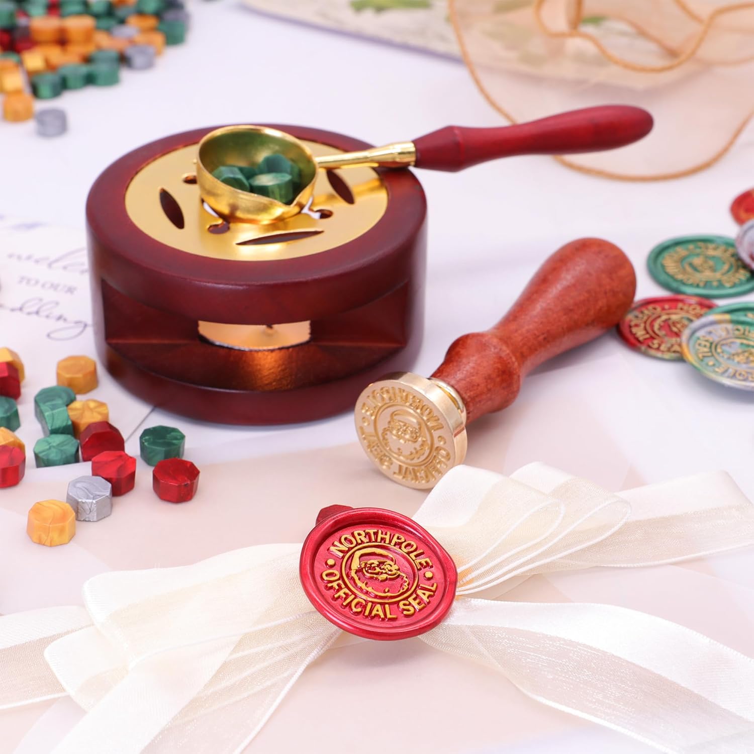 Christmas Seal Wax Kit - 800pc - đánh giá và giá Wax Seal Letter Kit