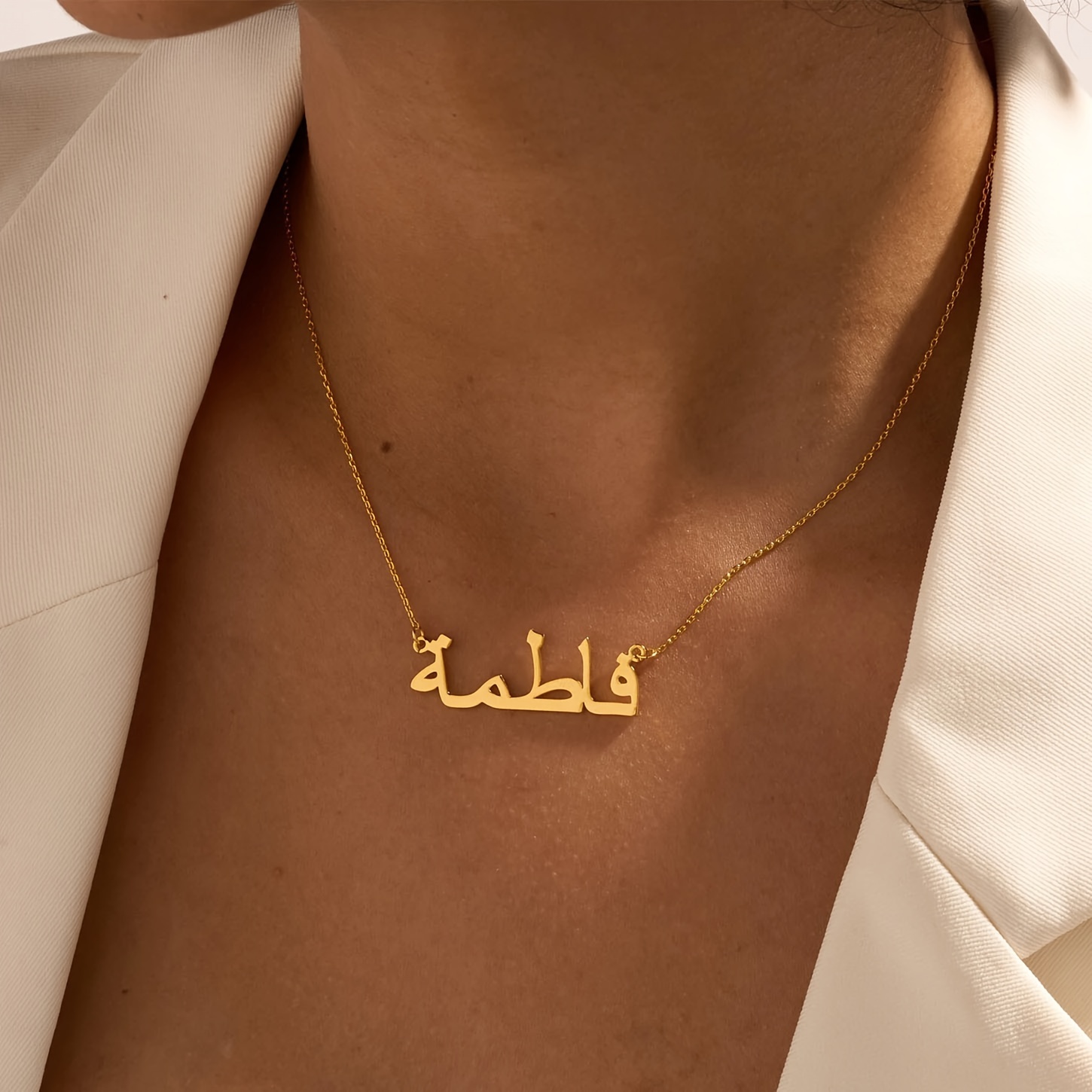Personalized Custom Arabic Nam - đánh giá và giá Name Necklace Custom