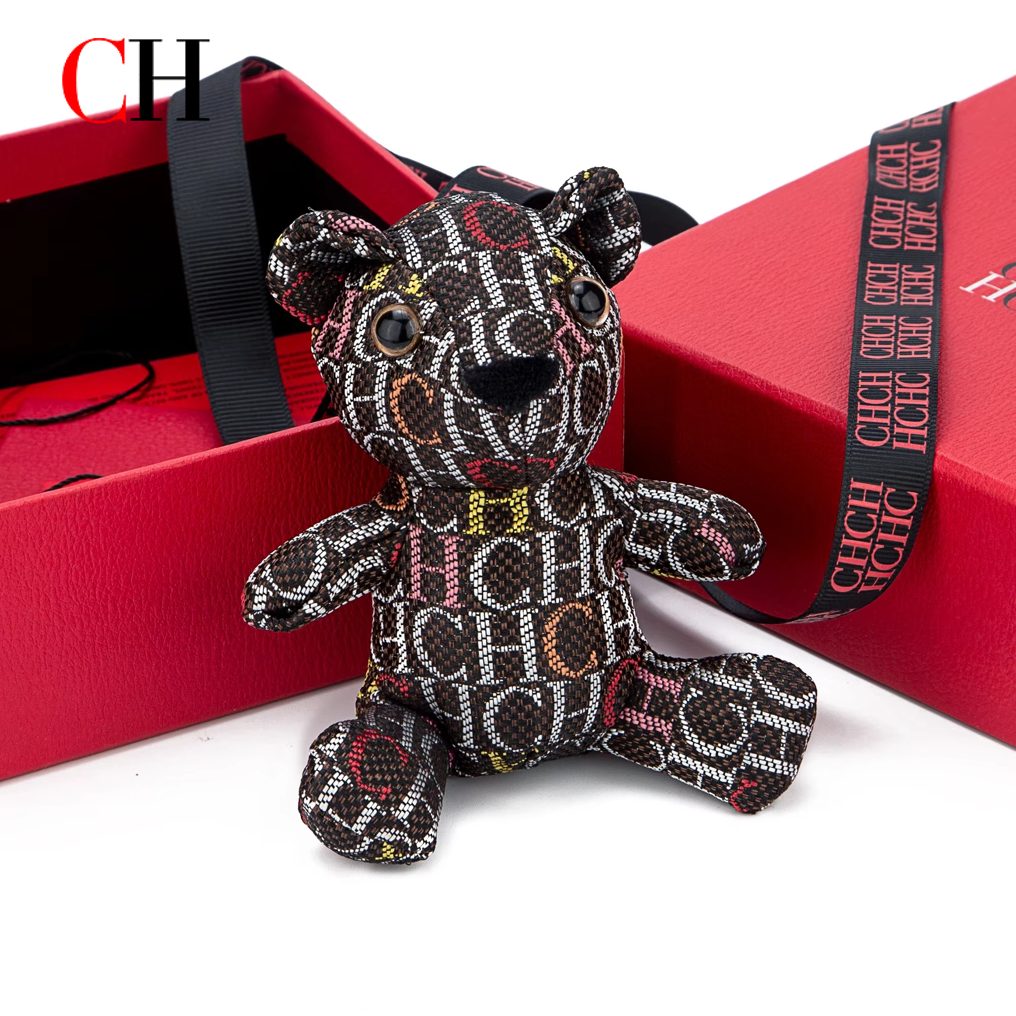 CH Bear Plush Keychain Monogra - đánh giá và giá Monogram Keychain Leather