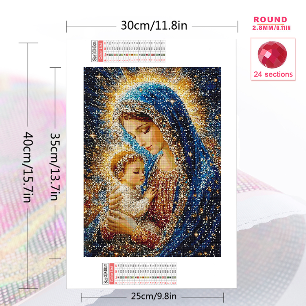 1PC frameless  Diamond Embroid - đánh giá và giá Photo Mosaic Print