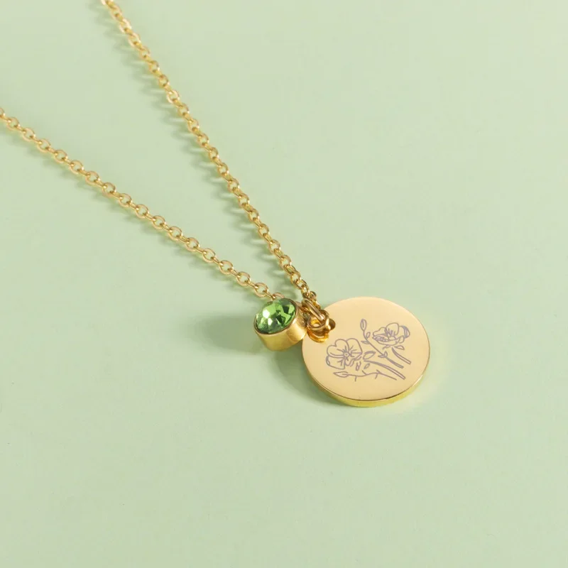 Birth Month Flowers Clipart Fl - đánh giá và giá Birth Flower Necklace