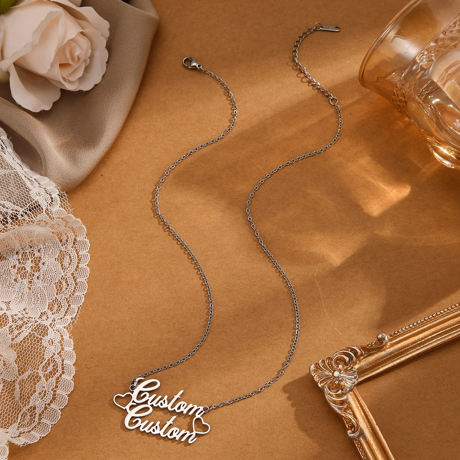 1pc Stainless Steel Customized - đánh giá và giá Name Necklace Custom