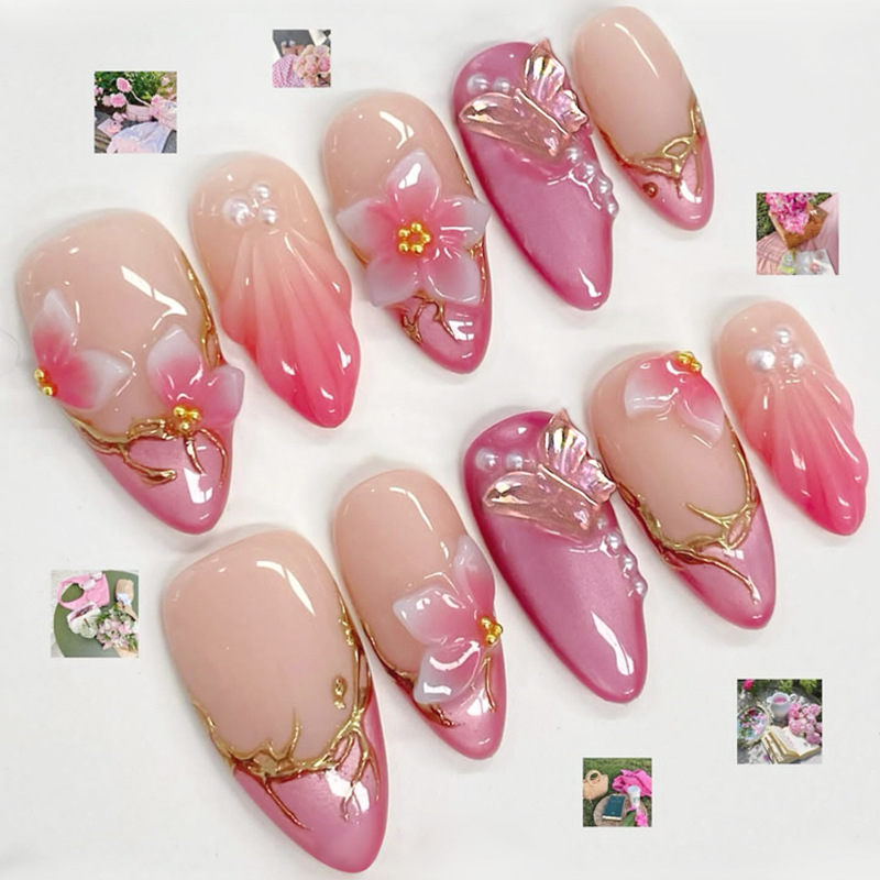 24pcs Glossy Shell Pearl Desig - đánh giá và giá Pressed Flower Art