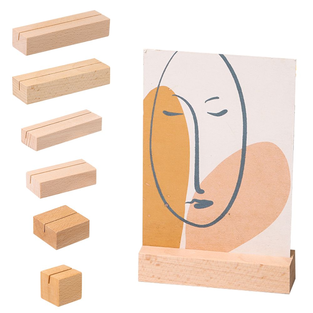 Picture Frame Base Desk Card N - đánh giá và giá Engraved Wood Frame