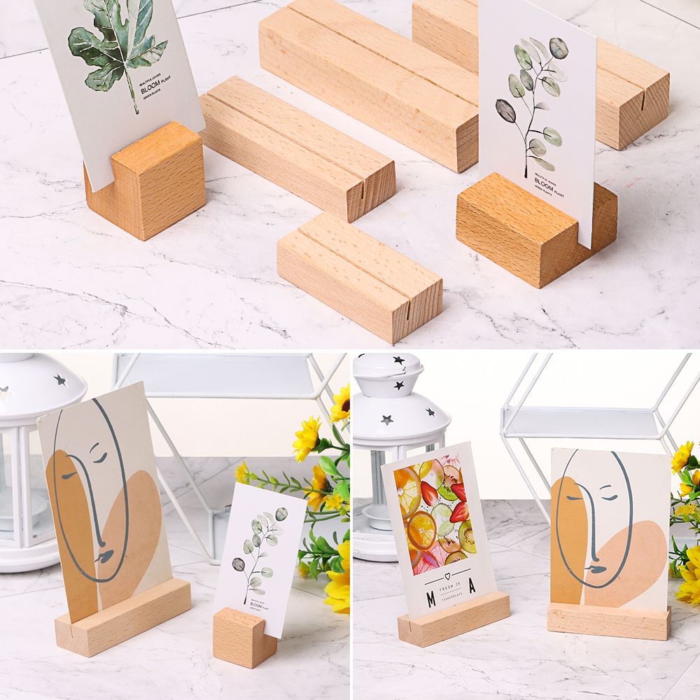 Picture Frame Base Desk Card N - đánh giá và giá Engraved Wood Frame