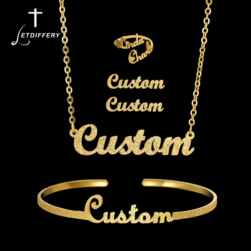 Letdiffery Custom Name Jewelry - đánh giá và giá Initial Ring Custom