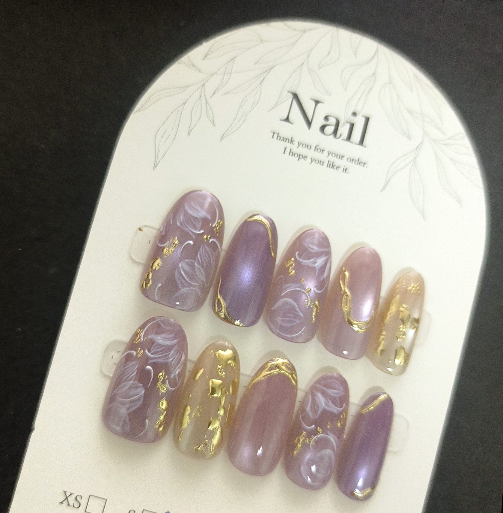 10pcs Handmade Press On Nails  - đánh giá và giá Pressed Flower Art