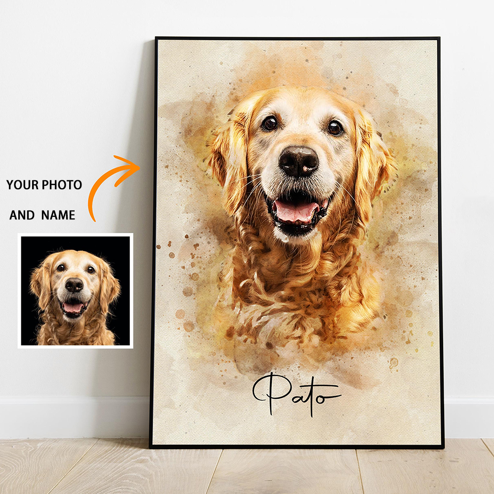 Personalized Pet Portraits Pho - đánh giá và giá Pet Portrait Custom