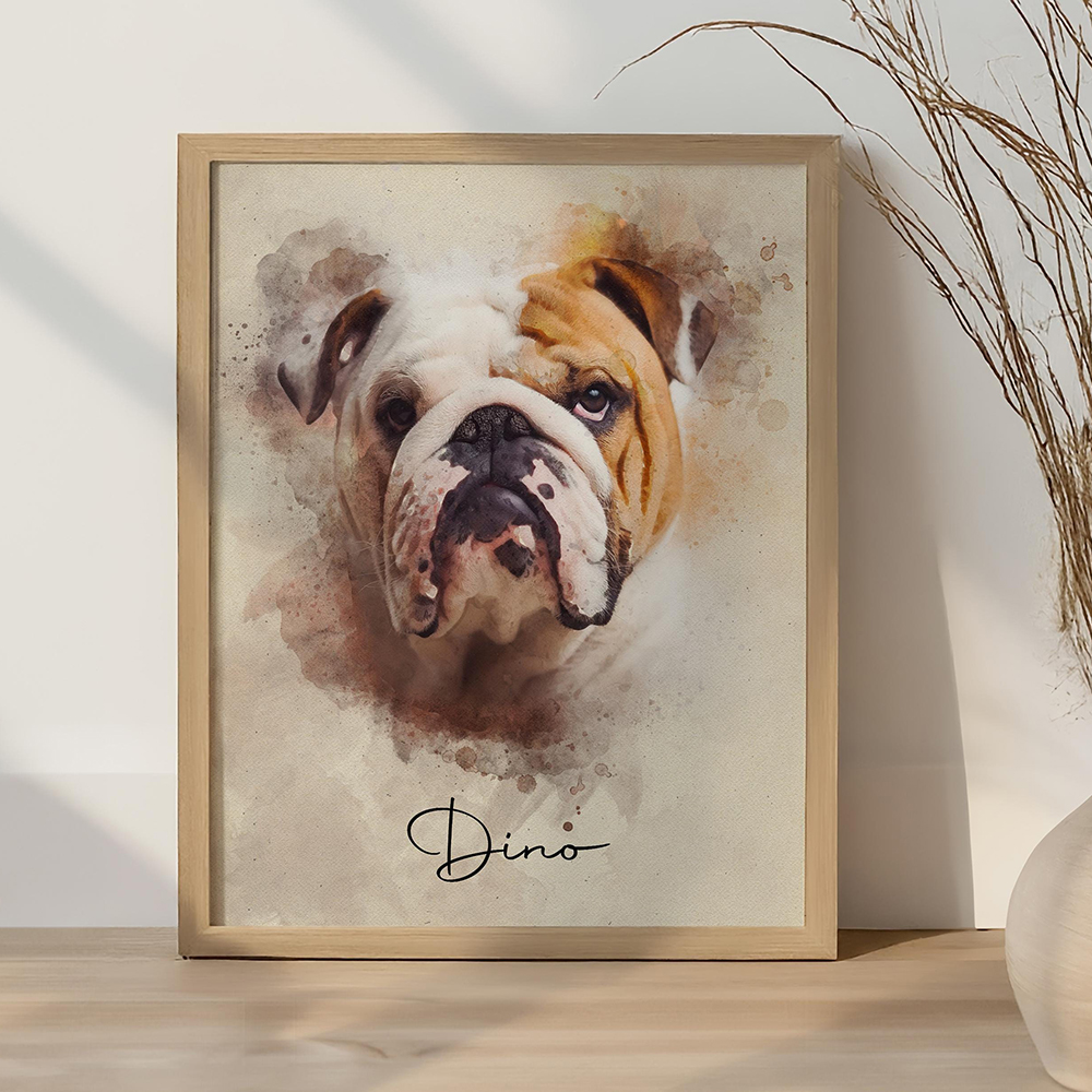 Personalized Pet Portraits Pho - đánh giá và giá Pet Portrait Custom