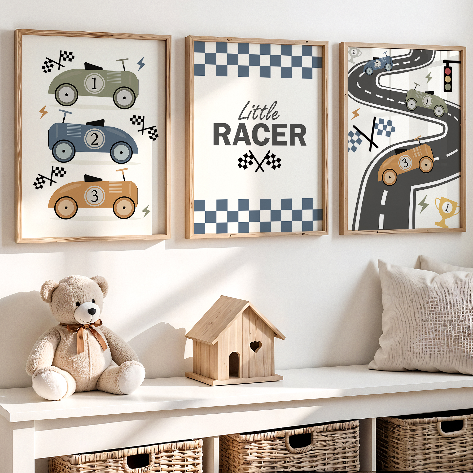 3pcs Minimalist,Cartoon Car Ra - đánh giá và giá Personalized Name Box