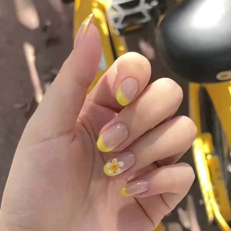 24Pcs Yellow Floral French Des - đánh giá và giá Pressed Flower Art