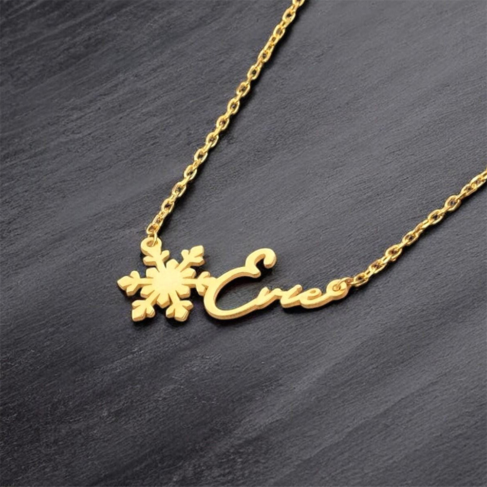 Custom Simple Name Necklace St - đánh giá và giá Birth Flower Necklace