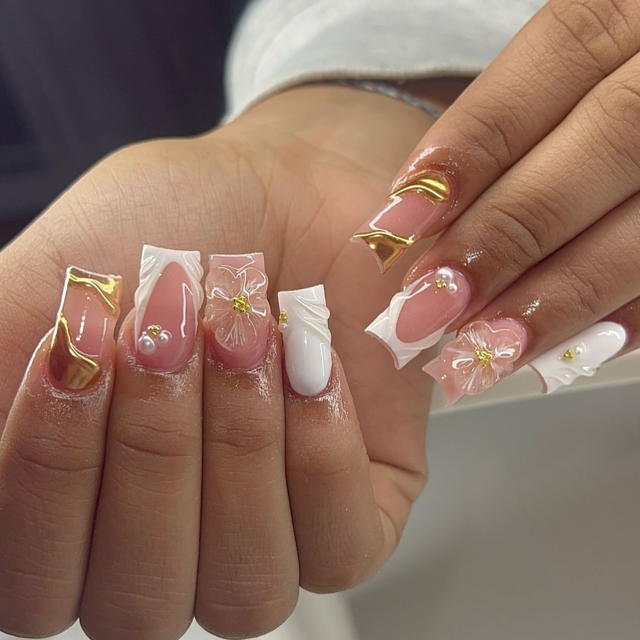 24Pcs Sweet Medium Square Fals - đánh giá và giá Pressed Flower Art