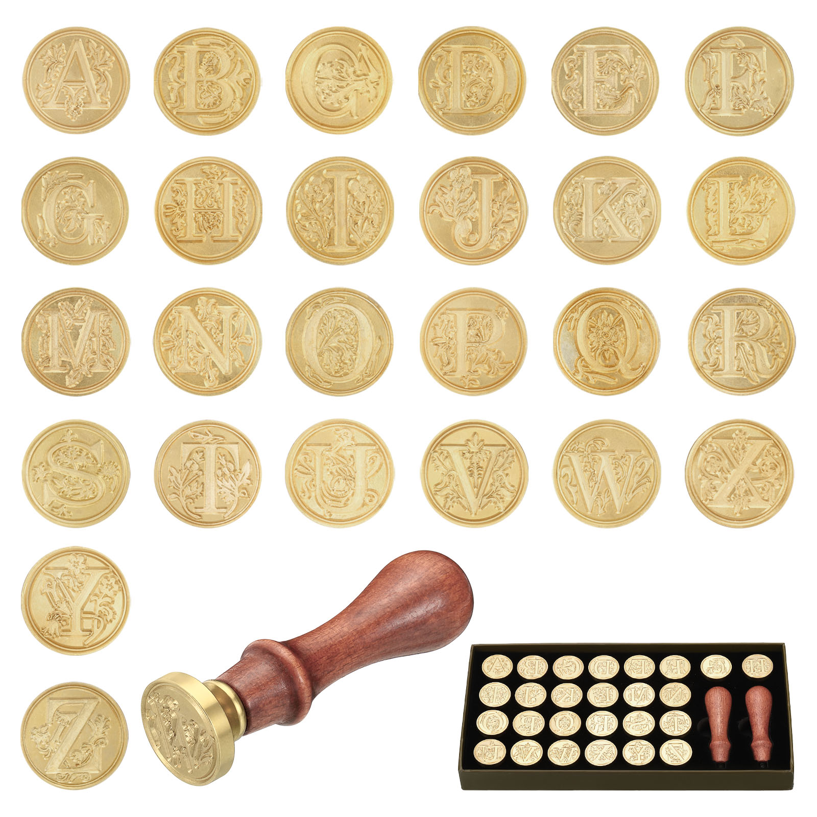 Alphabet Wax Seal Stamp Kit, 2 - đánh giá và giá Wax Seal Letter Kit