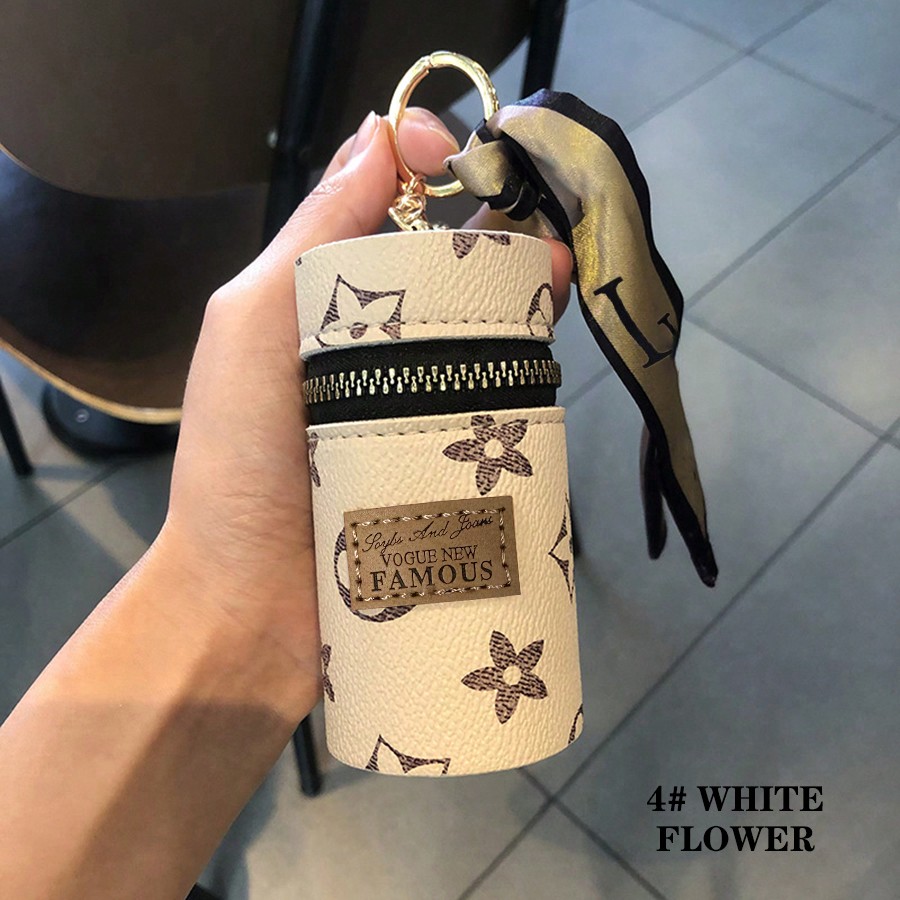 1pc Monogram Print Lipstick Ho - đánh giá và giá Monogram Keychain Leather