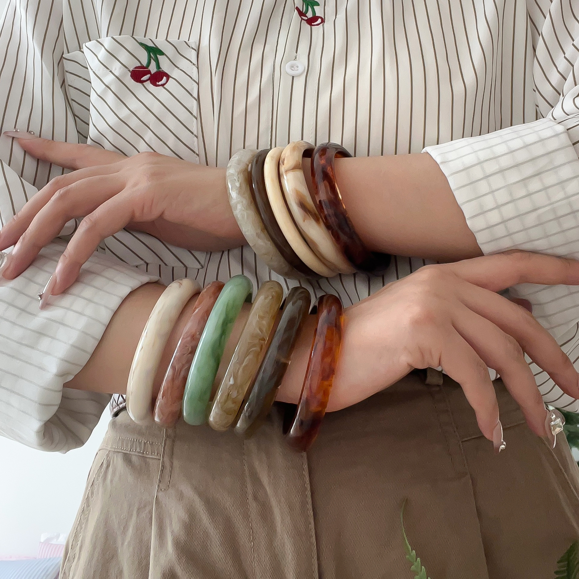 Smudged Resin Fine Bracelets f - đánh giá và giá Coordinates Bracelet