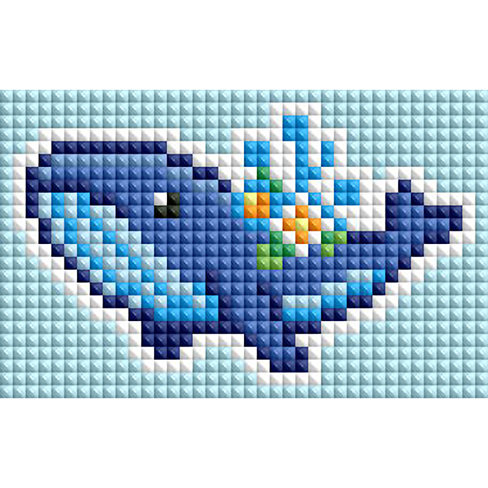 Minigem®: Whale and Flower 9.4 - đánh giá và giá Photo Mosaic Print