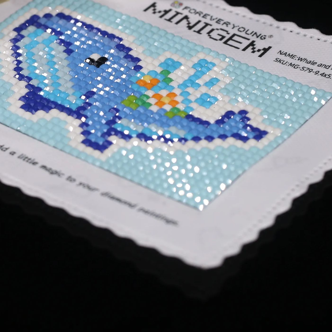 Minigem®: Whale and Flower 9.4 - đánh giá và giá Photo Mosaic Print