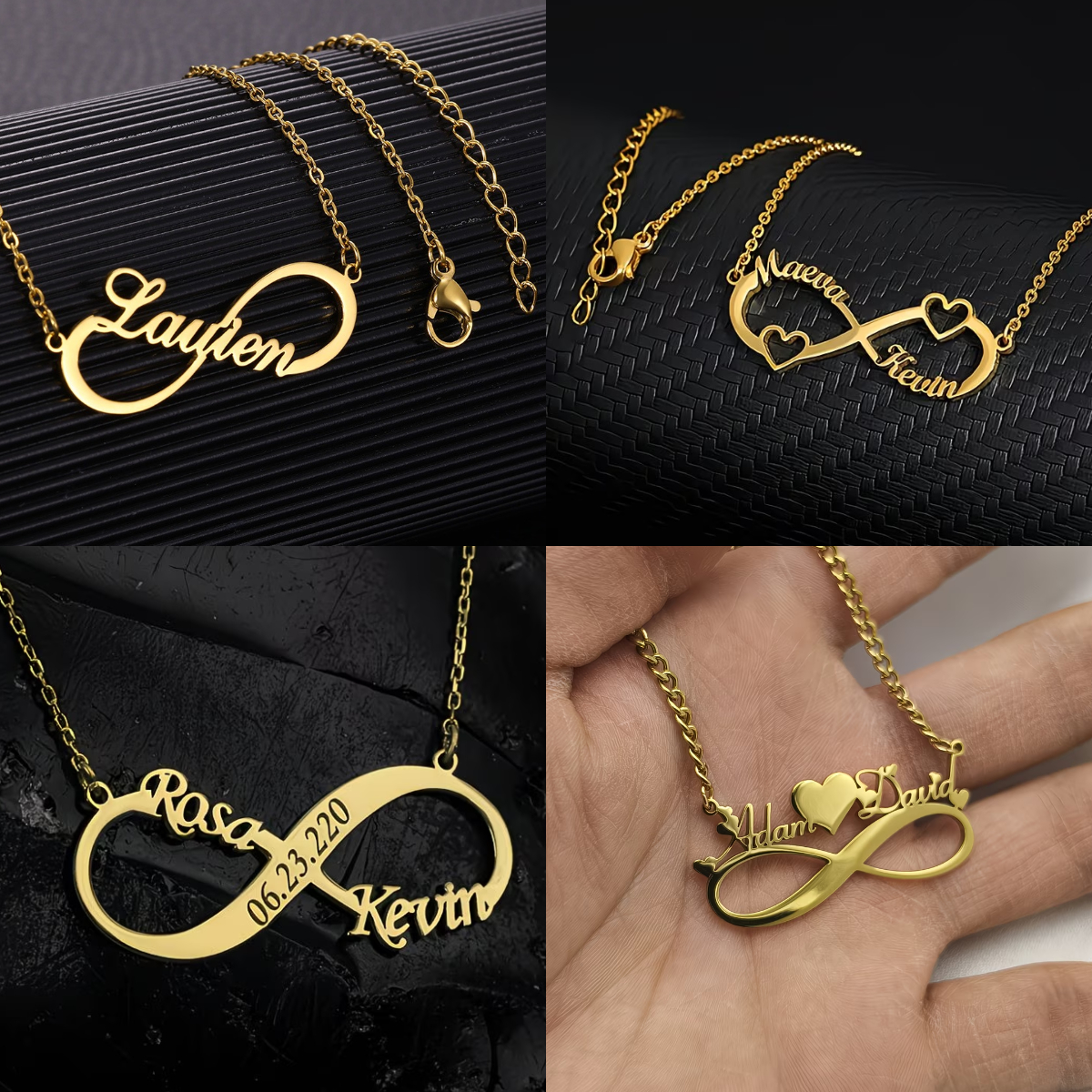Custom Name Infinity Necklaces - đánh giá và giá Name Necklace Custom