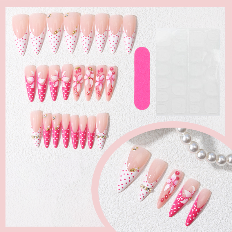 24pcs long Almond summer Press - đánh giá và giá Pressed Flower Art