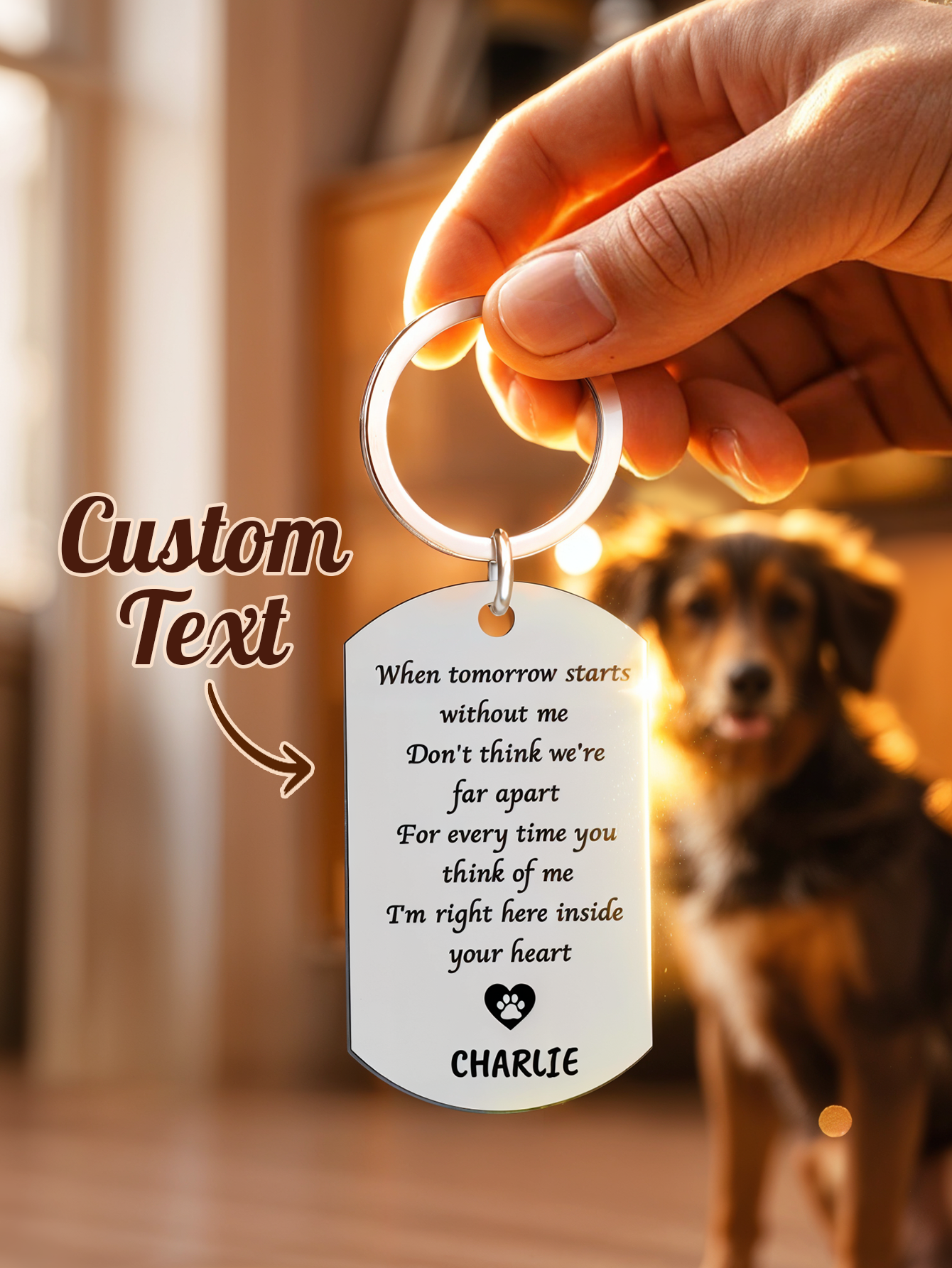 Personalized Pet Photo Keychai - đánh giá và giá Pet Portrait Custom