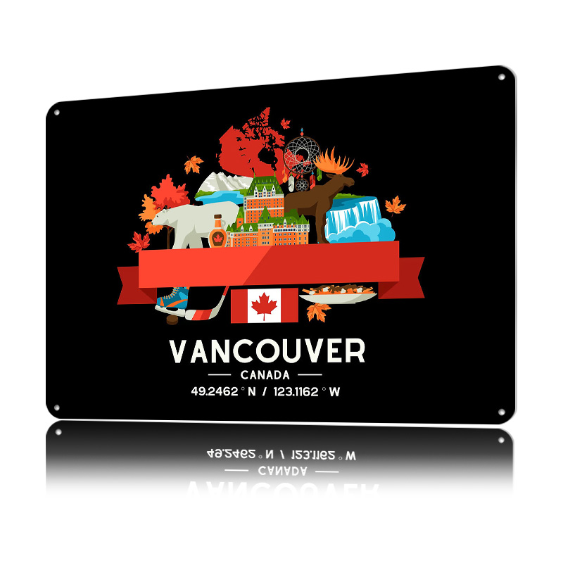 Vancouver City Map Printed Pos - đánh giá và giá Custom Map Poster