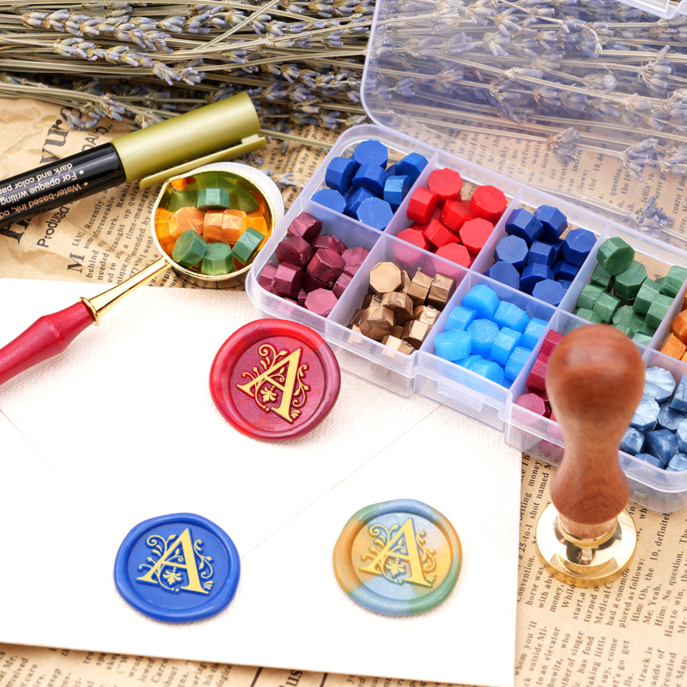 A-Z letter Wax Seal Stamp Kit  - đánh giá và giá Wax Seal Letter Kit
