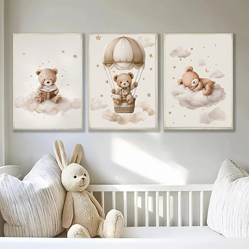 3pcs/set Bohemian Teddy Bear A - đánh giá và giá Personalized Name Box